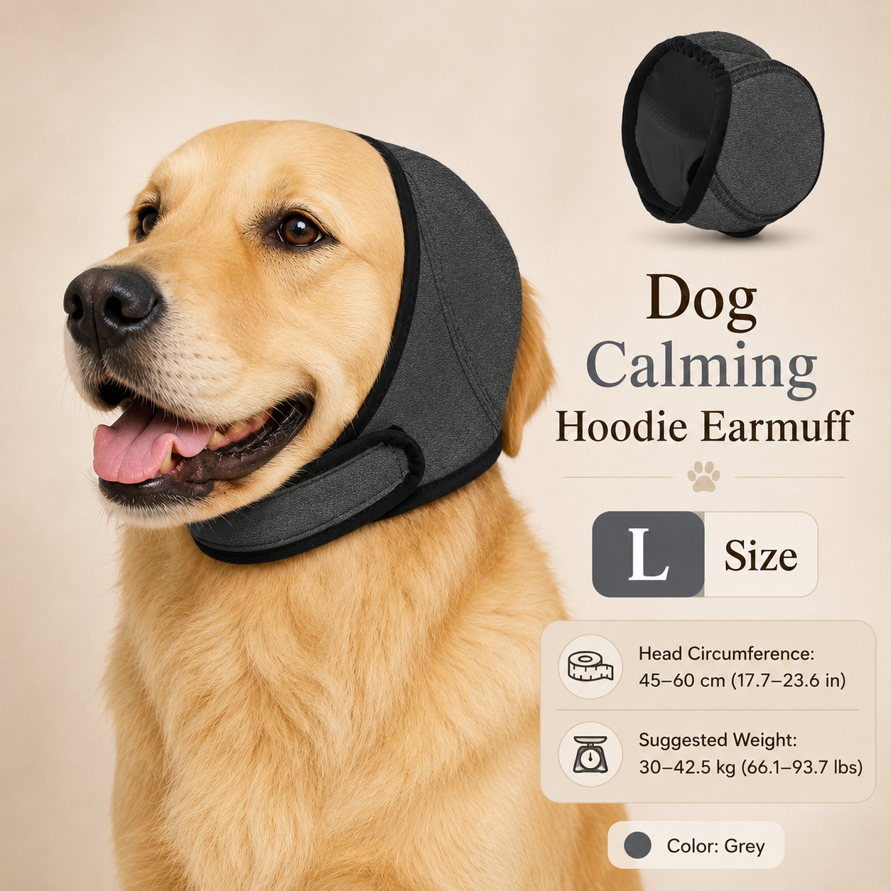 Waterproof Dog Calming Hoodie